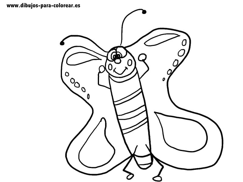 Dibujos para colorear - Mariposa Dibujos para colorear - Mariposa